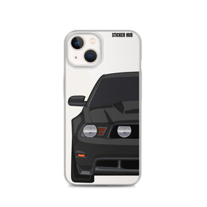 Black 11-12 Mustang 5.0 - iPhone Case