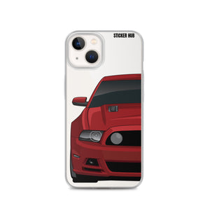 Ruby Red 13-14 Mustang 5.0 - iPhone Case