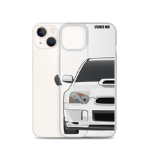 Load image into Gallery viewer, White 03-05 Subaru WRX STI - iPhone Case