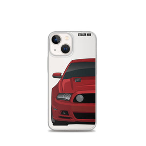 Ruby Red 13-14 Mustang 5.0 - iPhone Case