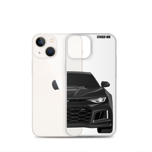 Load image into Gallery viewer, Black 6th Gen Camaro ZL1 - iPhone Case