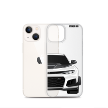 Load image into Gallery viewer, White 6th Gen Camaro ZL1 1LE - iPhone Case