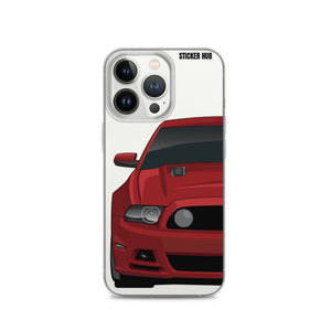 Ruby Red 13-14 Mustang 5.0 - iPhone Case