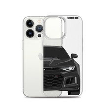 Load image into Gallery viewer, Black 6th Gen Camaro ZL1 - iPhone Case