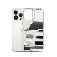 Load image into Gallery viewer, White 03-05 Subaru WRX STI - iPhone Case