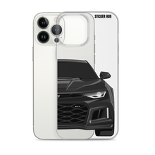 Load image into Gallery viewer, Black 6th Gen Camaro ZL1 - iPhone Case