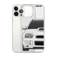 Load image into Gallery viewer, White 03-05 Subaru WRX STI - iPhone Case