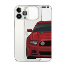 Load image into Gallery viewer, Ruby Red 13-14 Mustang 5.0 - iPhone Case