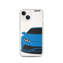 Load image into Gallery viewer, Blue Lamborghini Huracan - iPhone Case