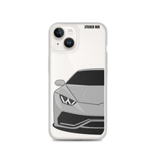 Load image into Gallery viewer, Silver Lamborghini Huracan - iPhone Case