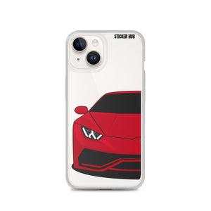 Red Lamborghini Huracan - iPhone Case