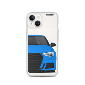 Turbo Blue B9 Audi S3 - iPhone Case