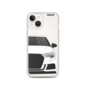 White B9 Audi S3 - iPhone Case