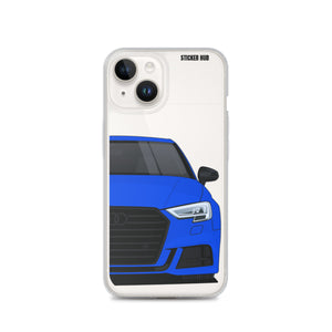 Ara Blue B9 Audi S3 - iPhone Case