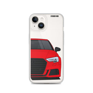 Tango Red B9 Audi S3 - iPhone Case