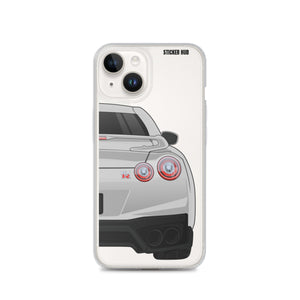 Silver R35 Nissan GTR - iPhone Case