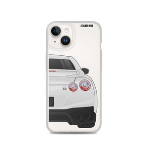 White R35 Nissan GTR - iPhone Case