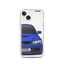 Load image into Gallery viewer, Blue Mitsubishi Evo - iPhone Case