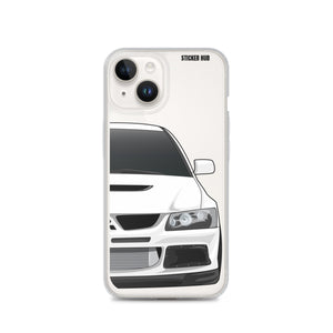 White Mitsubishi Evo - iPhone Case