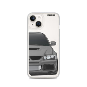 Gray Mitsubishi Evo - iPhone Case