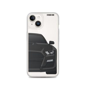 Black 20+ Mustang GT500 - iPhone Case