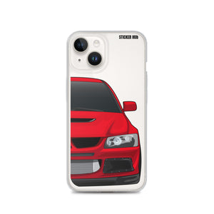 Red Mitsubishi Evo - iPhone Case