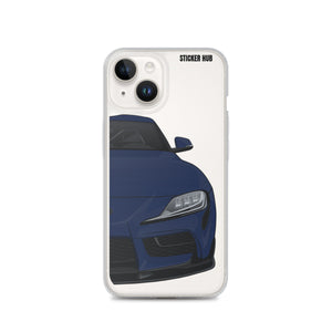 Downshift Blue MKV Toyota Supra - iPhone Case