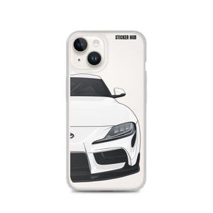 White MKV Toyota Supra - iPhone Case