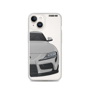 Silver MKV Toyota Supra - iPhone Case