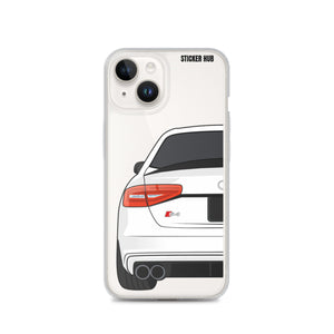 White B8.5 Audi S4 - iPhone Case