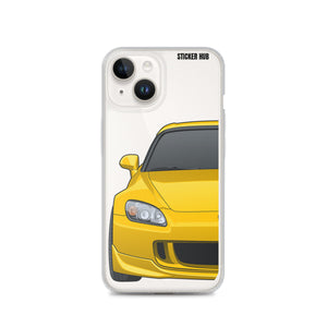 Yellow Honda S2000 - iPhone Case