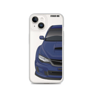 Plasma Blue 09-14 Subaru WRX STI - iPhone Case