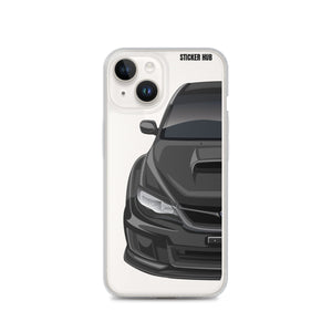 Black 09-14 Subaru WRX STI - iPhone Case