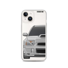 Load image into Gallery viewer, Silver 03-05 Subaru WRX STI - iPhone Case