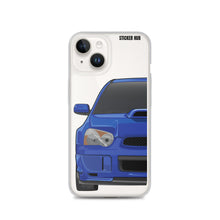 Load image into Gallery viewer, WR Blue Pearl 03-05 Subaru WRX STI - iPhone Case