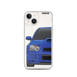 WR Blue Pearl 03-05 Subaru WRX STI - iPhone Case