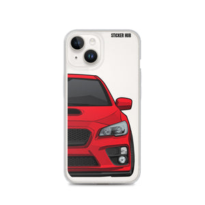 Lightning Red 15-17 Subaru WRX STI - iPhone Case