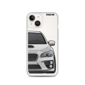 Silver 15-17 Subaru WRX STI - iPhone Case