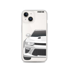 Load image into Gallery viewer, White 6th Gen Camaro SS - iPhone Case