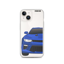 Load image into Gallery viewer, Hyper Blue 6th Gen Camaro SS - iPhone Case