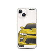 Load image into Gallery viewer, Yellow 6th Gen Camaro SS - iPhone Case