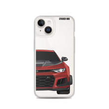 Load image into Gallery viewer, Garnet Red 6th Gen Camaro ZL1 1LE - iPhone Case