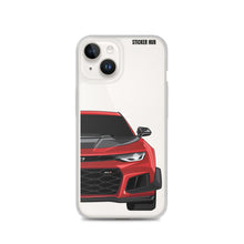 Load image into Gallery viewer, Red Hot 6th Gen Camaro ZL1 1LE - iPhone Case