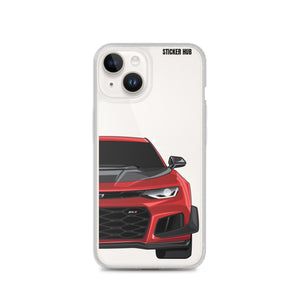 Red Hot 6th Gen Camaro ZL1 1LE - iPhone Case