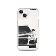 Load image into Gallery viewer, Silver 6th Gen Camaro ZL1 1LE - iPhone Case