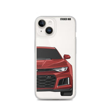 Load image into Gallery viewer, Garnet Red 6th Gen Camaro ZL1 - iPhone Case