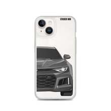 Load image into Gallery viewer, Gray 6th Gen Camaro ZL1 - iPhone Case