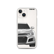 Load image into Gallery viewer, Silver 6th Gen Camaro ZL1 - iPhone Case