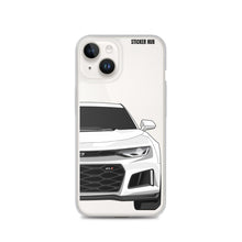 Load image into Gallery viewer, White 6th Gen Camaro ZL1 - iPhone Case