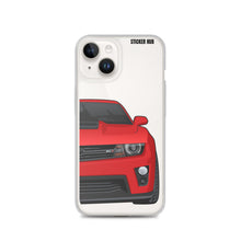 Load image into Gallery viewer, Victory Red 5th Gen Camaro ZL1 - iPhone Case